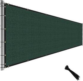 Sunshades Depot 711181704495 Tang Fence Privacy Screen Green 6 Feet X 30 Outdoor Shade Cloth With Gromme