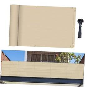 Byifns16e2550tn Sunshades Depot 2.5ft X 50ft Balcony Privacy Screen Deck Standard Size Beige
