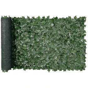 Svopes 744760008684 39 Inch X 98 Artificial Green Wall Screen Reinforced Mesh Backing Pvc And Pe
