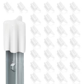 Swess Tpc001 50 Pcs T Post Safety Caps Safe T-post Topper Vinyl