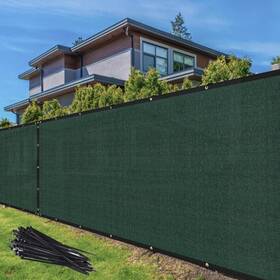 Tang 705641579914 4ft X 50ft Privacy Fence Screen Green Shade Cloth With Grommets Chain L Inch