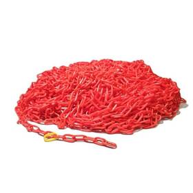 Tc International 10940 Red Plastic Chain Crowd Barrier For Contro