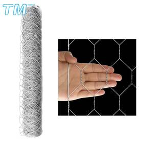Techme17 239382 48 Inch 150ft Galvanised Iron Wire Protective Netting 2 Holes Metal Fencing