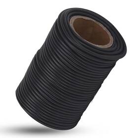 Telent Outdoors 605195337148 101 Feet Black Plant Twist Ties Soft For Vine Support 3mm Tpr Fl