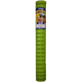 Tenax 313032584586 4 X 100 Ft. High Visibility Safety Fence Work Site Fluorescent Yellow Green