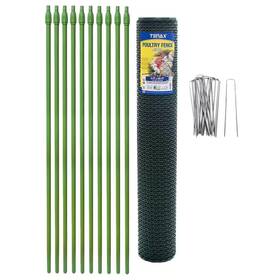 Tenax 313036692652 Plastic Poultry Fence Kit 48 Inch To 50ft