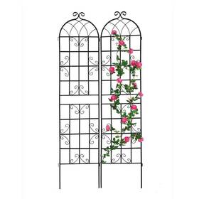 Sxb8681071 Tenleaf 86 .7 Inch 2 Pack Metal Garden Trellis For Climbing Plants