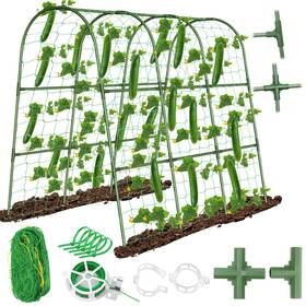 Tetutor Zoel0001 Cucumber Trellis For Raised Bed 65 Inch 48 Garden Arch Climbing Plants