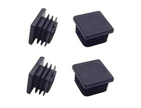 Tfiry Qdhkxbbct20256 1 Inch 25 Mm Square Plastic Plugs Tubing End Caps For 4 Pack