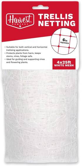 The Harvest Company 445040934909 Heavy Duty Trellis Netting 6 Inch Mesh Garden Net Support F