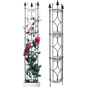 Thealyn 3jpt-001 Therden Trellis 2 Pack 72ftft H X 12ftft W Metal Plant Indoor/outdoor