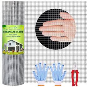 Thinkahead Tah-48x100 1/4-001 Hardware Cloth 1/4 Inch 48 X 100 Ft 23 Gauge Chicken Coop Wire Fencing Hot