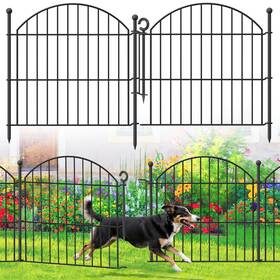 Thrivinest Swl004-24-10 No Dig Garden Fence 24in X 20ft 10 Pack Animal Barrier Flower Bed Edging