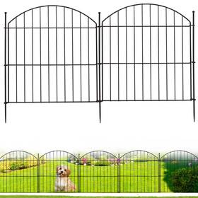 Thrivinest Wl004-24-5 Decorative Garden Fence 24in H X10ft L 5 Pack No Dig Animal Barrie
