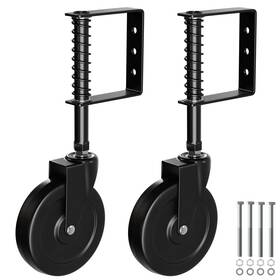 Tb-nobrake-bk-5-2 Tibegold 5 Inch Spring Loaded Gate Caster Heavy Duty Wheel For Outdoor Wooden F Tb-nobrake-bk-5-2 Tibegold 5 Inch Spring Loaded Gate Caster Heavy Duty Wheel For Outdoor Wooden F