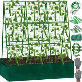 Tidponra Ct4005 Cucumber Trellis For Garden 50 X 54 Inches A Frame Gardening With Fa