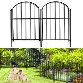 Twl01 Tilvex 21in H X26ft L Garden Fence Animal Barrier No Dig 26 Panels Rustproof Arched