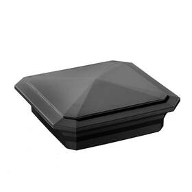 Timbertech T5x5pcapb 5-in X Radiancerail Black Composite Deck Post Cap