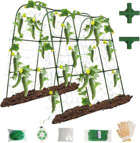 Tiuire Gtnet2023 Cucumber Trellis Garden Arch Tall Metal For Climbing
