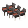 Tkc099b-dc-3x-c-terracotta Delacora Mediterranean Tall Aluminum Framed Outdoo 842836113963