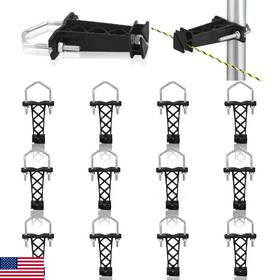 B0d1dsy14p Tondiamo 24 Tube Post Electric Fence Insulators For T-posts 5/16 Inch Wire