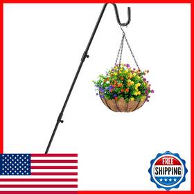 B0dn9pdsjp Tongyuyan 36 Inch Bird Feeder Pole Wall Mount Hanger Hook For Plants Lanterns Decor
