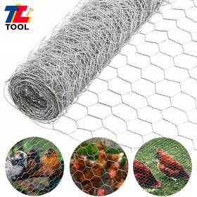 Tool Library Tl2206970 24 Inch 150ft 2 Holes Galvanized Poultry Net - Metal Fencing Chicken Wire Garden