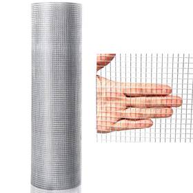 Topbuy Topb003358 46 Inch X 50ft 23 Gauge 1/4 Fence Mesh Galvanized Wire Hardware Cloth