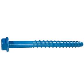 Mwf-ds-53257 Torquemaster Blue Ruspert Large Diameter Hex Masonry Screws 10 Pieces - 5/8 Inch X 6 Rust Re