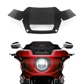 Totiancong 722967393062 Detachable Windscreen Windshield Compatible For Harley Softail Low Rider St F
