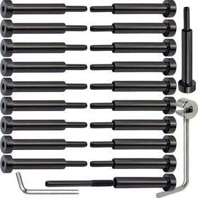 Toukioo B0d99gnbr6 Black 1/8 Inch Cable Railing Hardware Kit Stainless Steel Hidden Tensioners