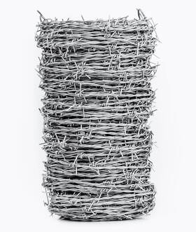 Trae009 Trae 198715806311 Barbed Fence Wire 100m 328ft 15ga 1.7mm 4-point Forward And Reverse Twist