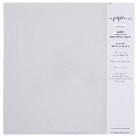 733667 Tree House Studio Strap Hinge Slip-on Album Refill Sleeves - 12 X Inches 20 Pieces