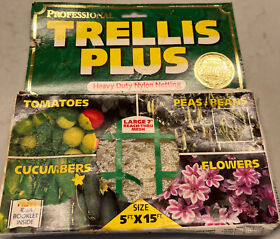 Ptn-001 Trellis Netting 5ft X 30ft And 15ft New