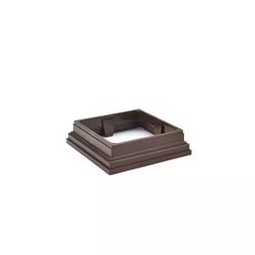 Trex 313043519560 Transcend 4 Inch X Vintage Lantern Composite Post Sleeve Skirt - Brown