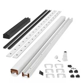 Trex 313044150199 Transcend 6 Ft. X 36 Inch Classic White Composite Horizontal Deck Rail Kit With B