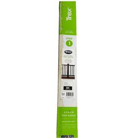 Trex 652835048841 New 4 In X Charcoal Black 39 Inch Composite Deck Post Sleeve C8