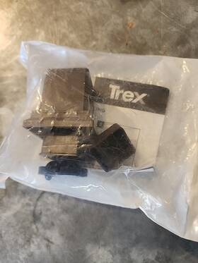 Trex 652835054156 Transcend Adjustable Footblock Pc - Vintage Lantern Vlftblkpc
