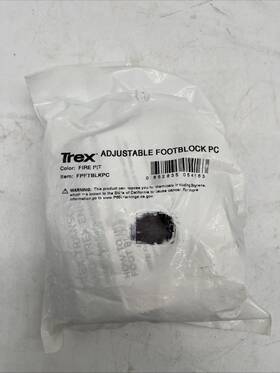 Trex 652835054163 Transcend Adjustable Footblock Fire Pit Fpftblkpc Crush Block Rail Support