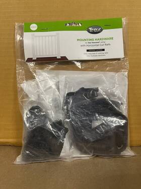 Trex 652835166576 Transcend Mounting Hardware For Cut Rails - Vintage Lantern Horizontal