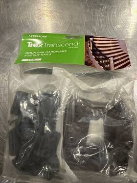 Trex 652835166644 Transcend Railing Mounting Hardware For Cut Rails- Vintage Lantern Stair