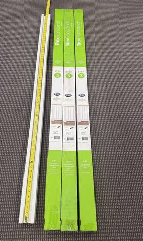 Thunivtbr08 Trex Transcend 6ft 67.5 Inch Universal Top Bottom Rail Railing White