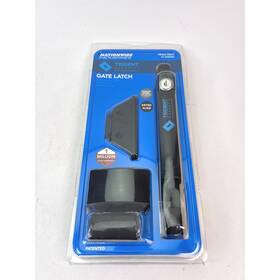 Trident 764666826496 10 Inch Tall Black Magnetic Pool Child Safety Gate Latch Keyed Alike