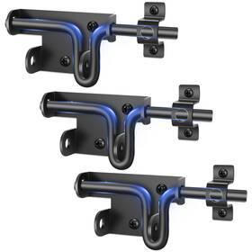 B0d45b14k1 Triple Deer Heavy Duty Slide Bolt Gate Latch Lock 3 Pk For Fence Shed Barn