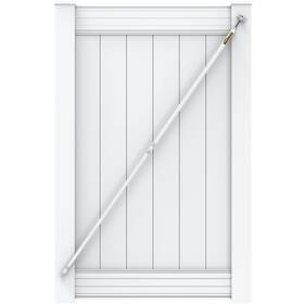 True Latch 745484846729 6ft White Gate Brace For Vinyl - Fence Anti Sag Kit Gat... Fast Ship