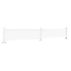 Tssk-16x8l Snapfence Modular White Vinyl Fence Trailer Skirt Starter 854849005807