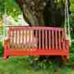 Tt-sw-06-2-brd International Caravan Acacia Two Seater Swing With Curved Back
