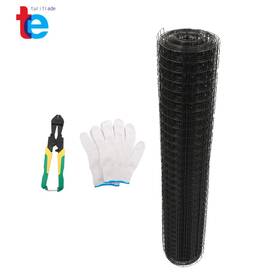 Turitrade Tr50878 1.5x1.5 In Dip Plastic Electric Welding Mesh 48in X 50ft For Chicken Rabbit