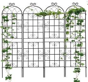 Tuyohw Hpjgz017 Generic Metal Garden Trellis For Climbing Plants 19.7 Inch L X 86.7 H Vines 4pk