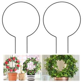 Tyqour 656295 Acrylic Plant Trellis Set For Indoor Potted Climbing Plants - 2 Pack